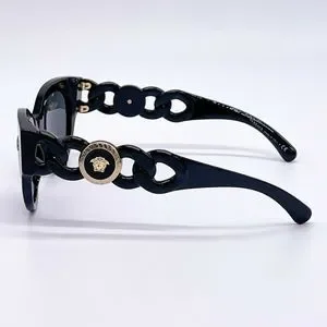 Versace | Accessories | New Versace Black Acetate 52mm  display picture 2